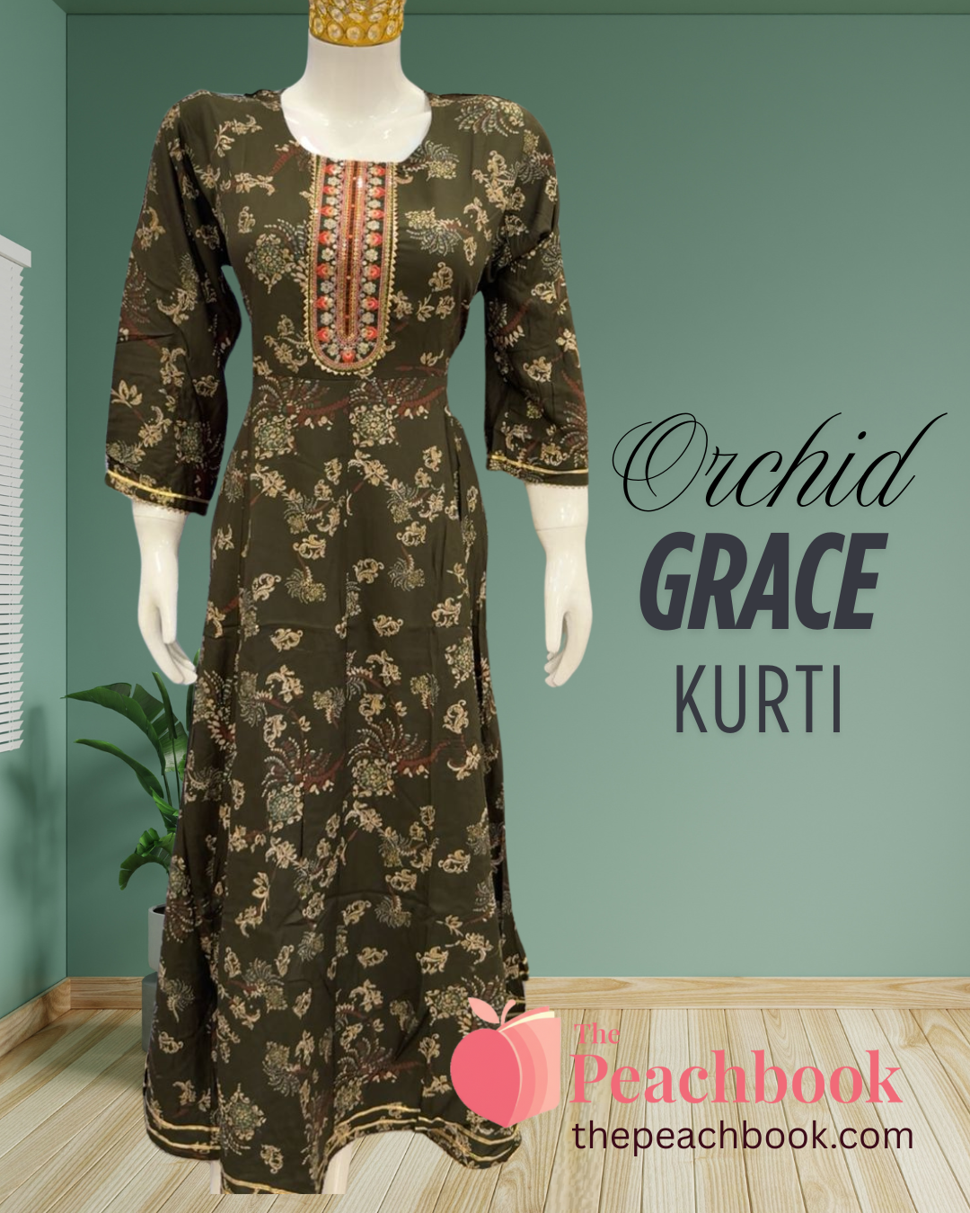 Orchid Grace Kurti